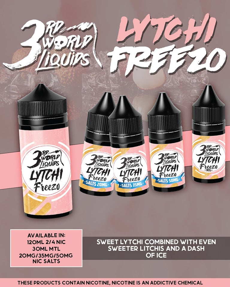 Cosmic Dropz Lytchi Freezo MTL 12mg 30ml