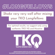 Load image into Gallery viewer, TKO 120ml Long Fellow(Longfill) Combo
