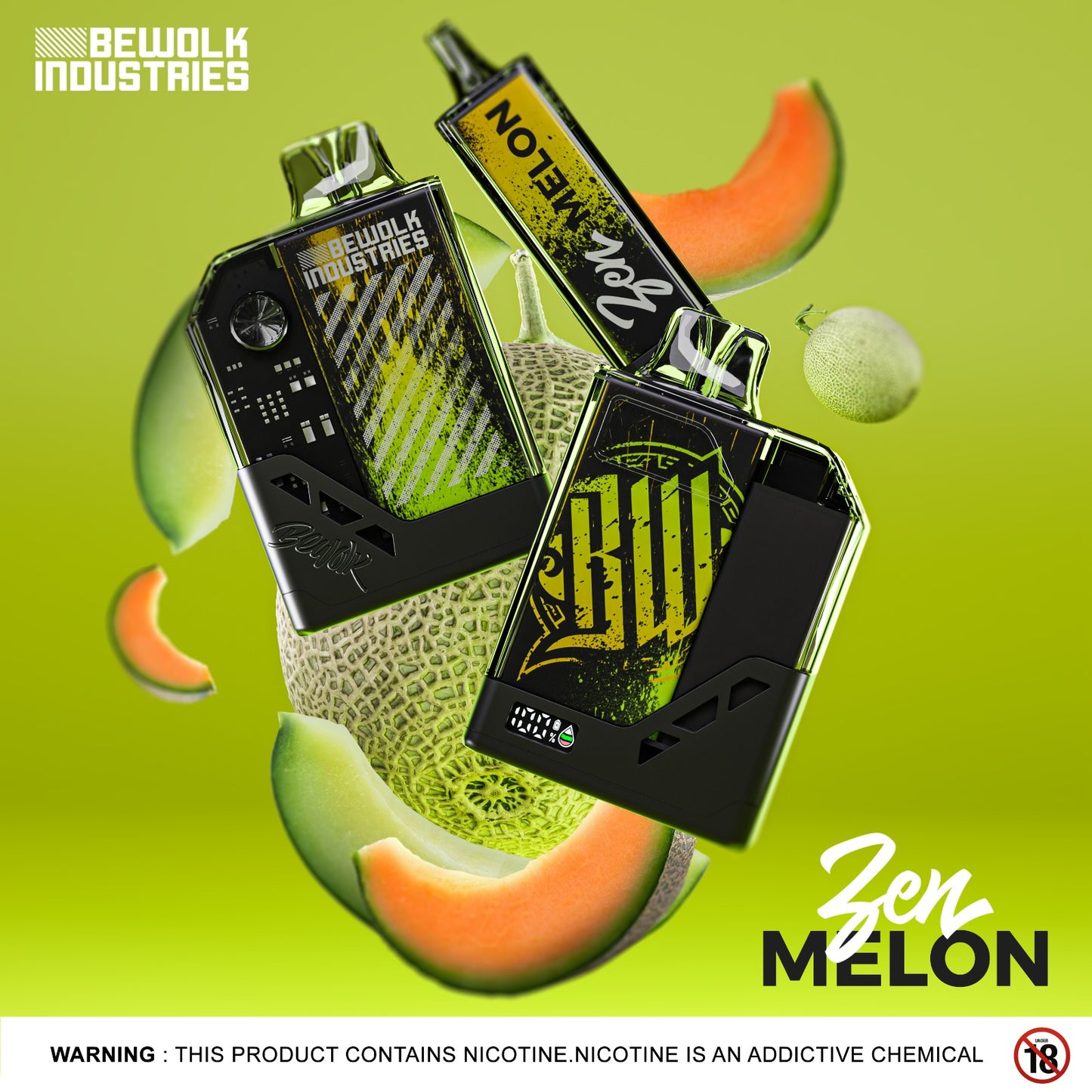 Bewolk LED Disposable Bar 6000 Puff 20mg