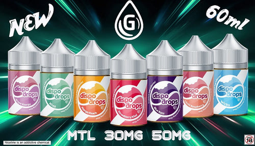 G-Dropz E-Liquids Dispo Drops Fruits 60ml Longfill - Combo