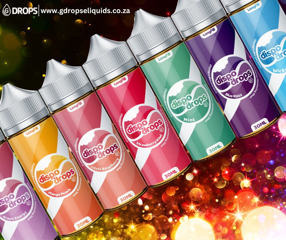 G-Dropz E-Liquids Dispo Drops Fruits 60ml Longfill - Combo