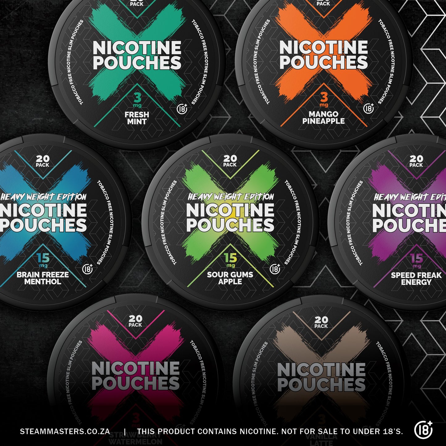 Steam Masters X Nicotine Pouches