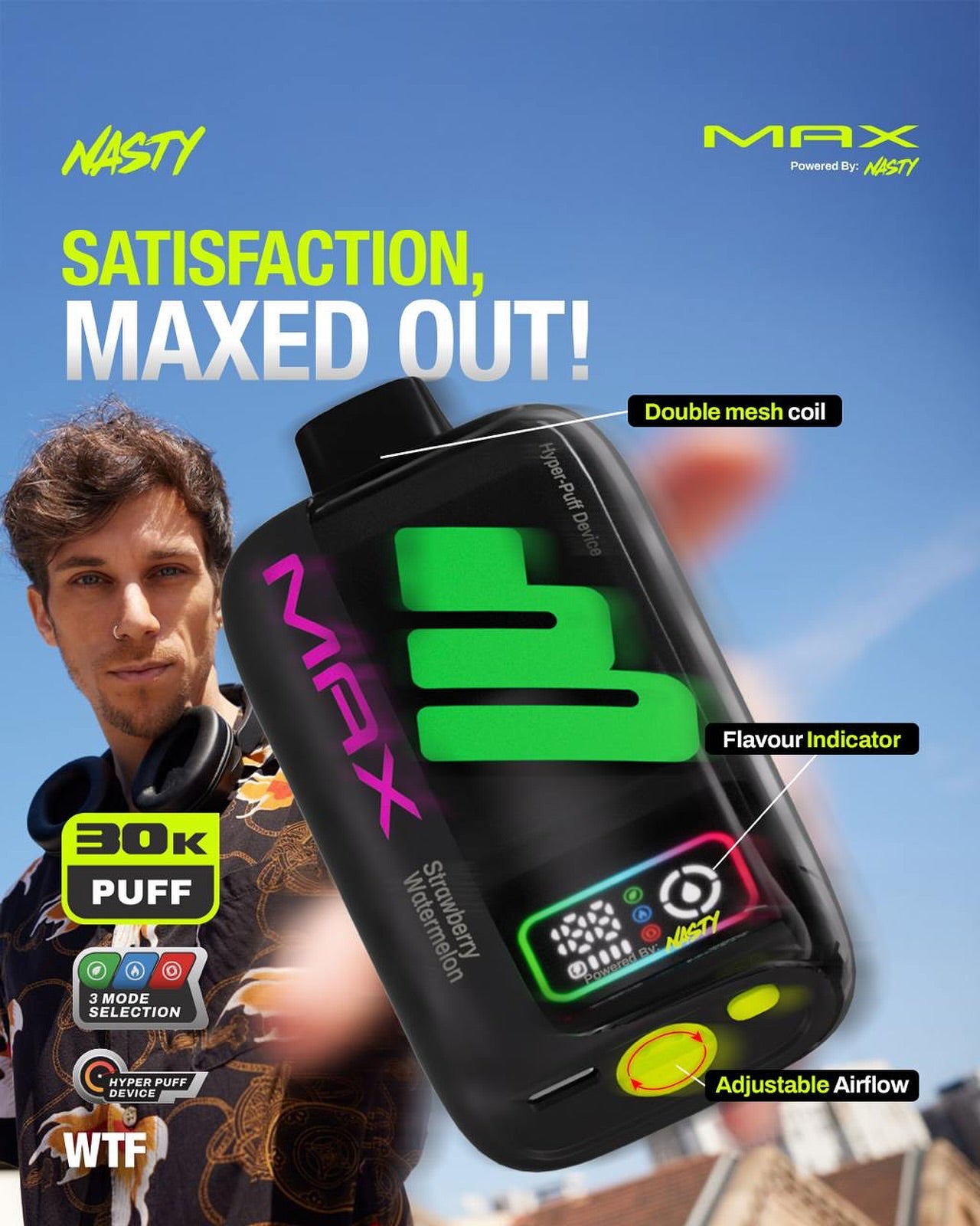 Nasty Bar Max 30000 Puff 5%