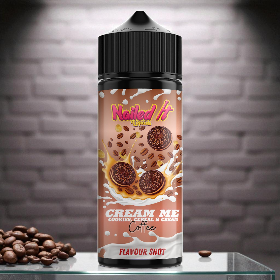 Nailed It Cream Me 120ml Longfill - Flavour Shot Only