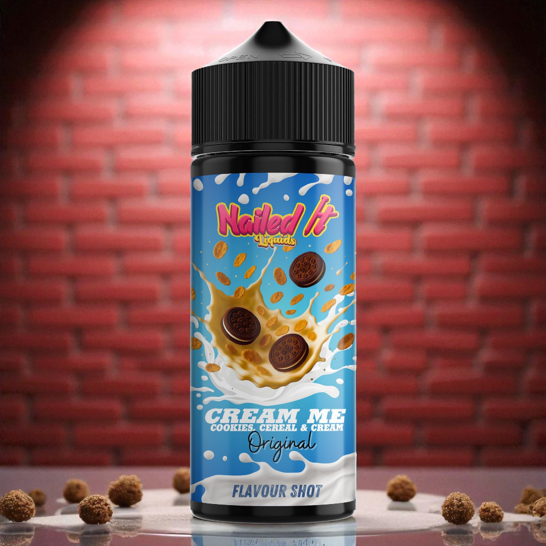 Nailed It Cream Me 120ml Longfill - Flavour Shot Only
