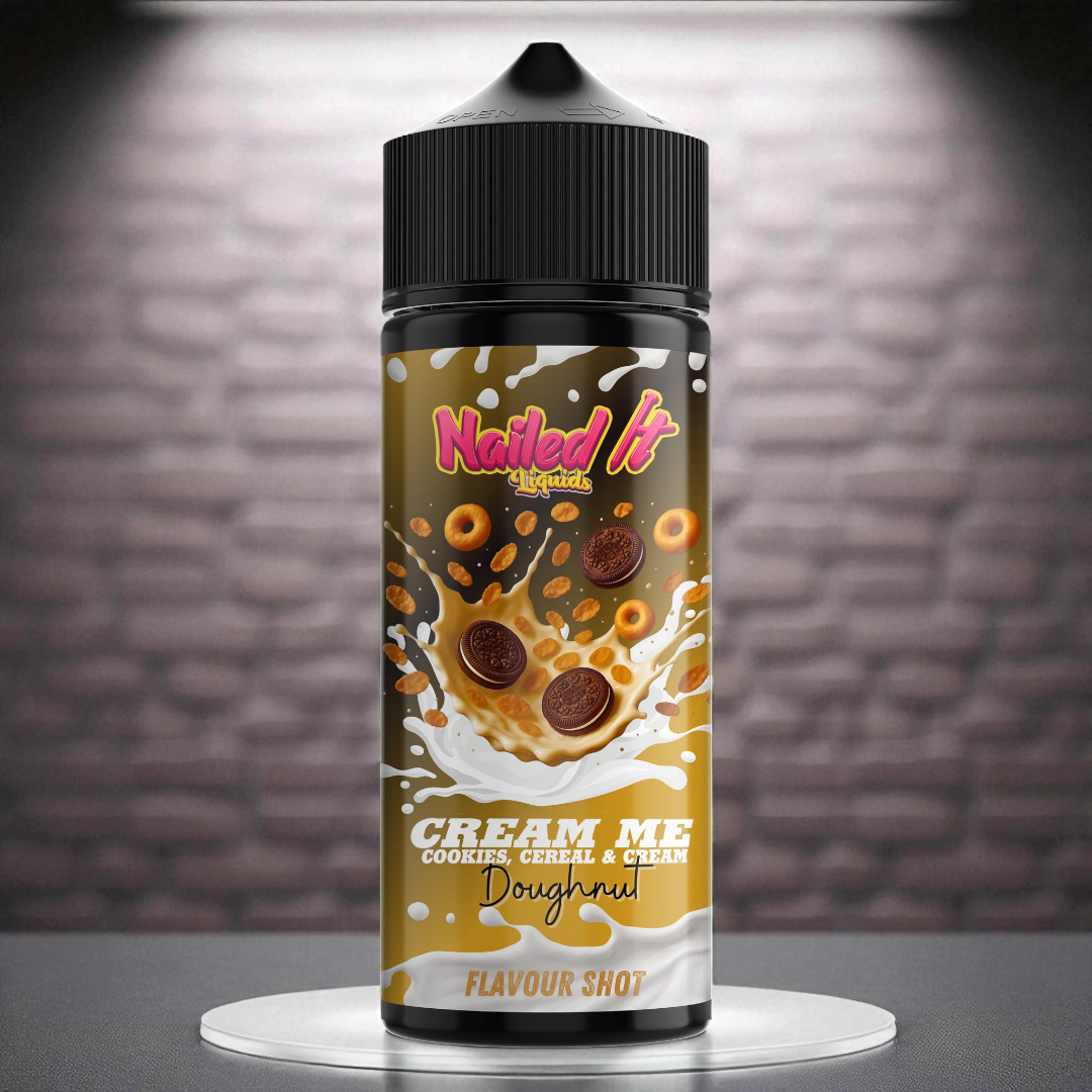 Nailed It Cream Me 120ml Longfill - Flavour Shot Only