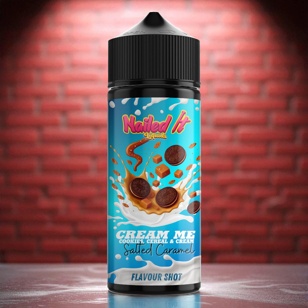 Nailed It Cream Me 120ml Longfill - Flavour Shot Only