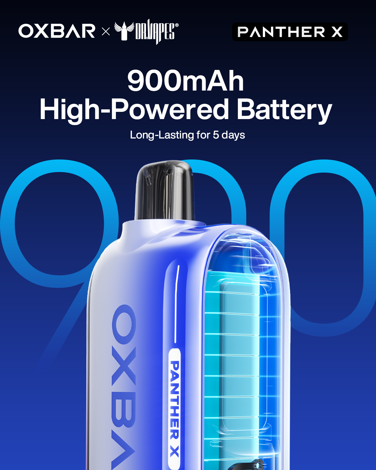 Oxbar x Dr Vapes Panther 40000 Puff 5%