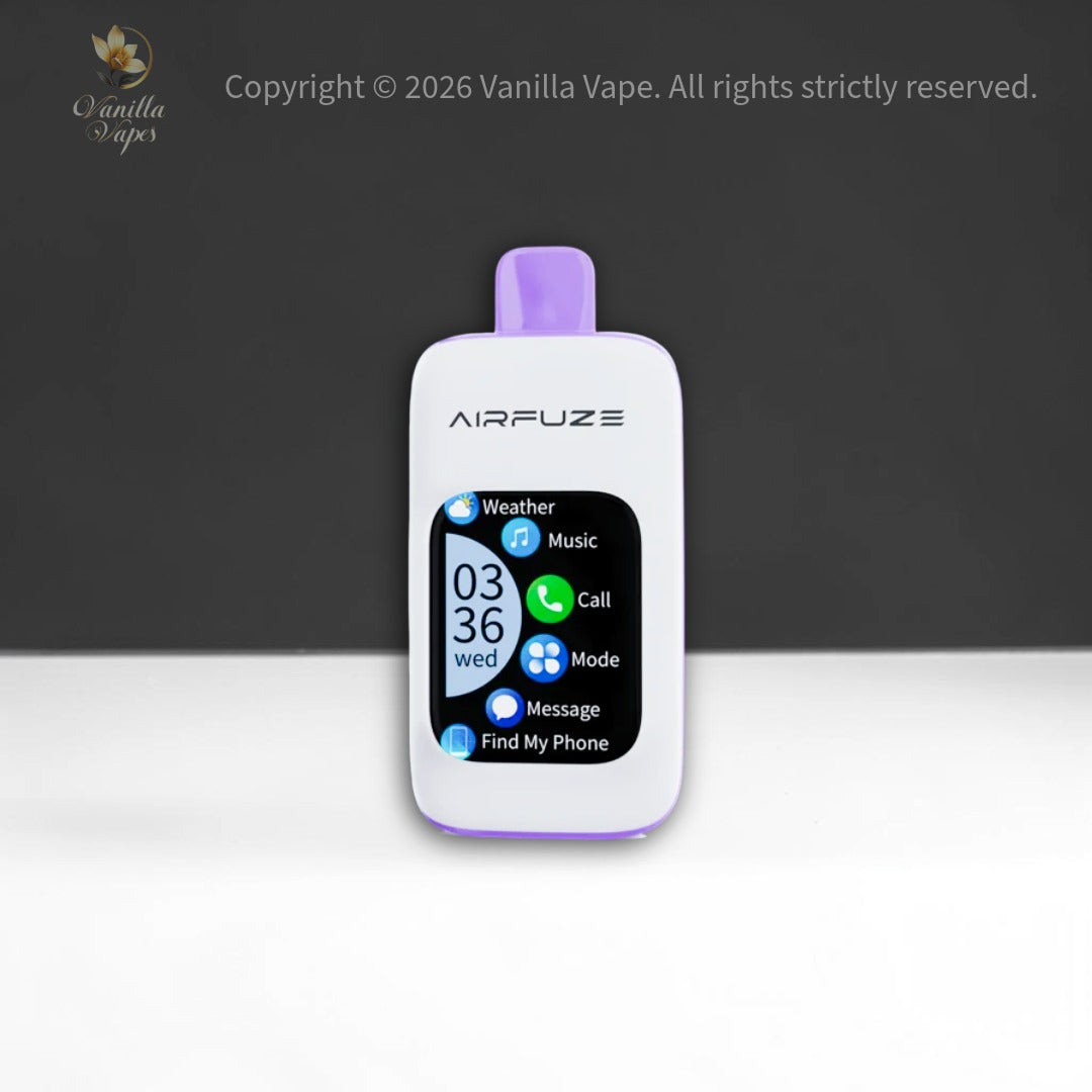 tyson heavyweight vape price Airfuze Smart 30000 Puff 5% – Vanilla Vape