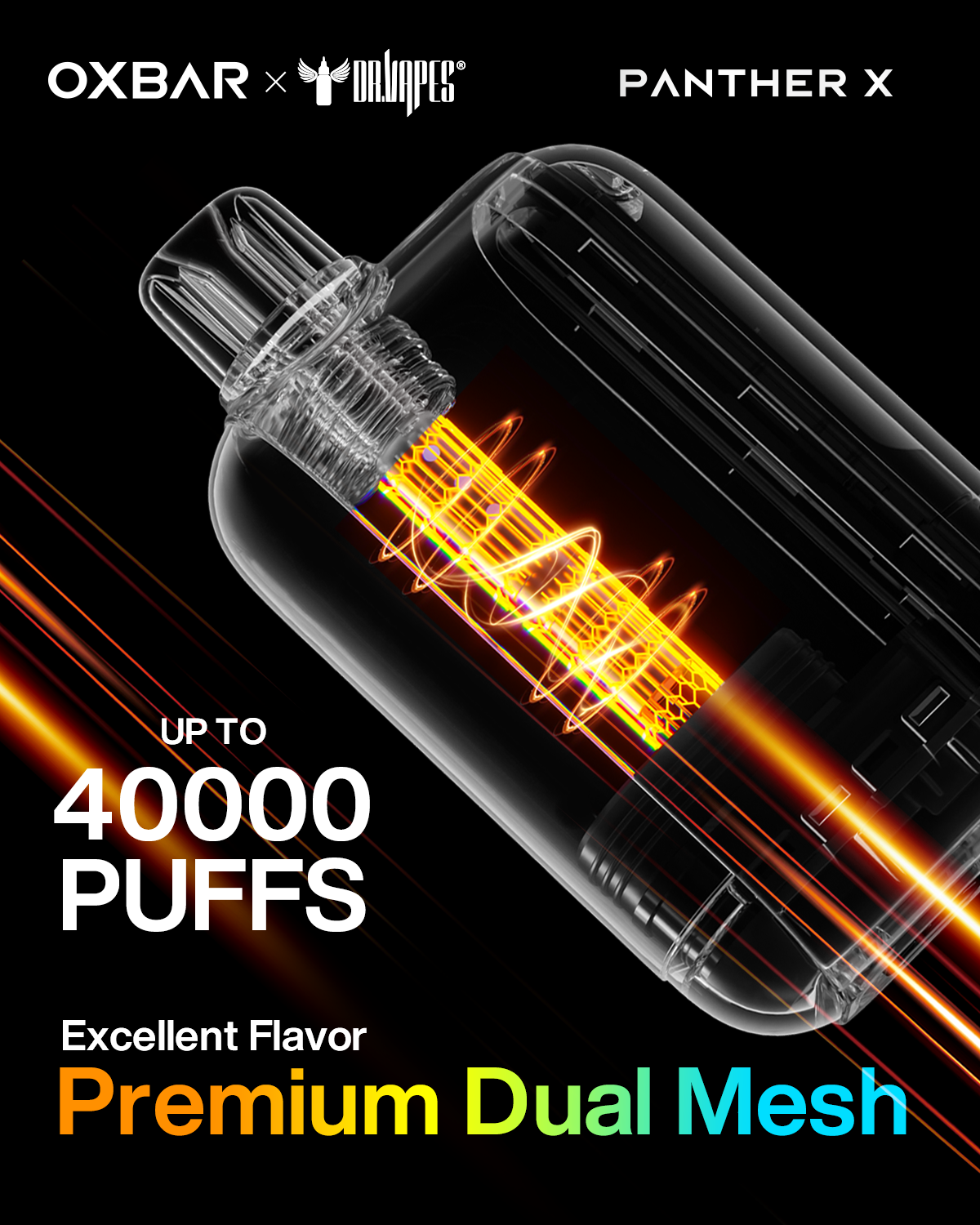 Oxbar x Dr Vapes Panther 40000 Puff 5%