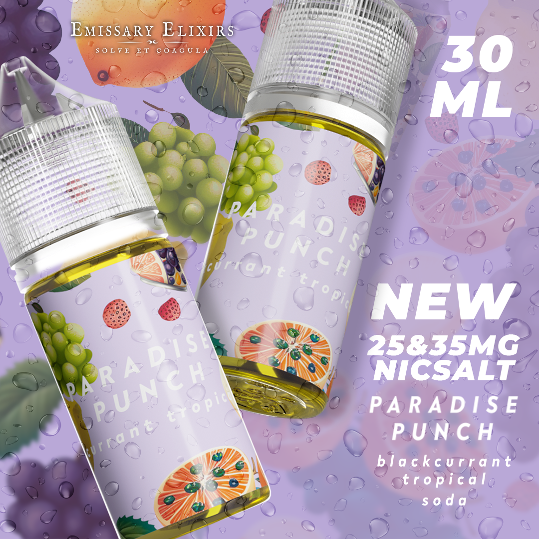 Emissary Elixirs Punch Series Nic Salts 30ml 25mg