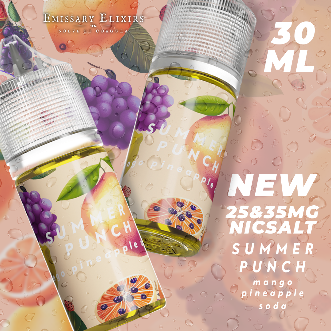 Emissary Elixirs Punch Series Nic Salts 30ml 25mg