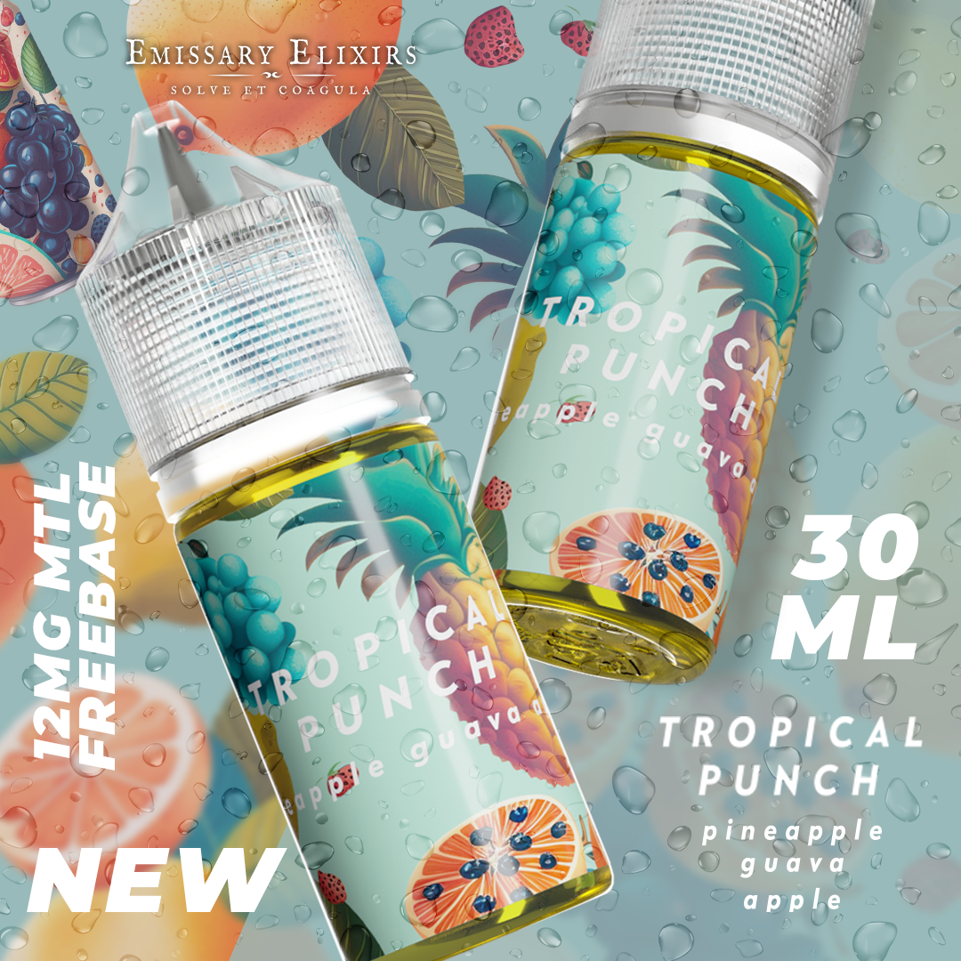 Emissary Elixirs Punch Series Nic Salts 30ml 25mg