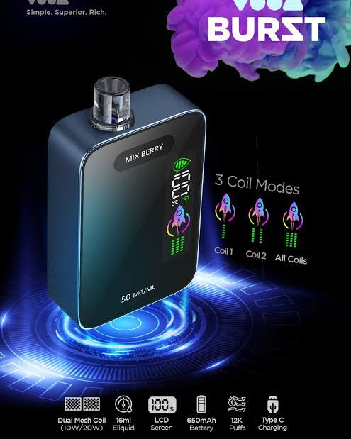 Voom Vape Voom 15000 Puff Disposable 5% Vanilla Vape Voom Starter Pod Kit | 320mAh | Voom Vape Voom 15000 Puff Disposable 5% Vanilla Vape Voom Starter Pod Kit | 320mAh |