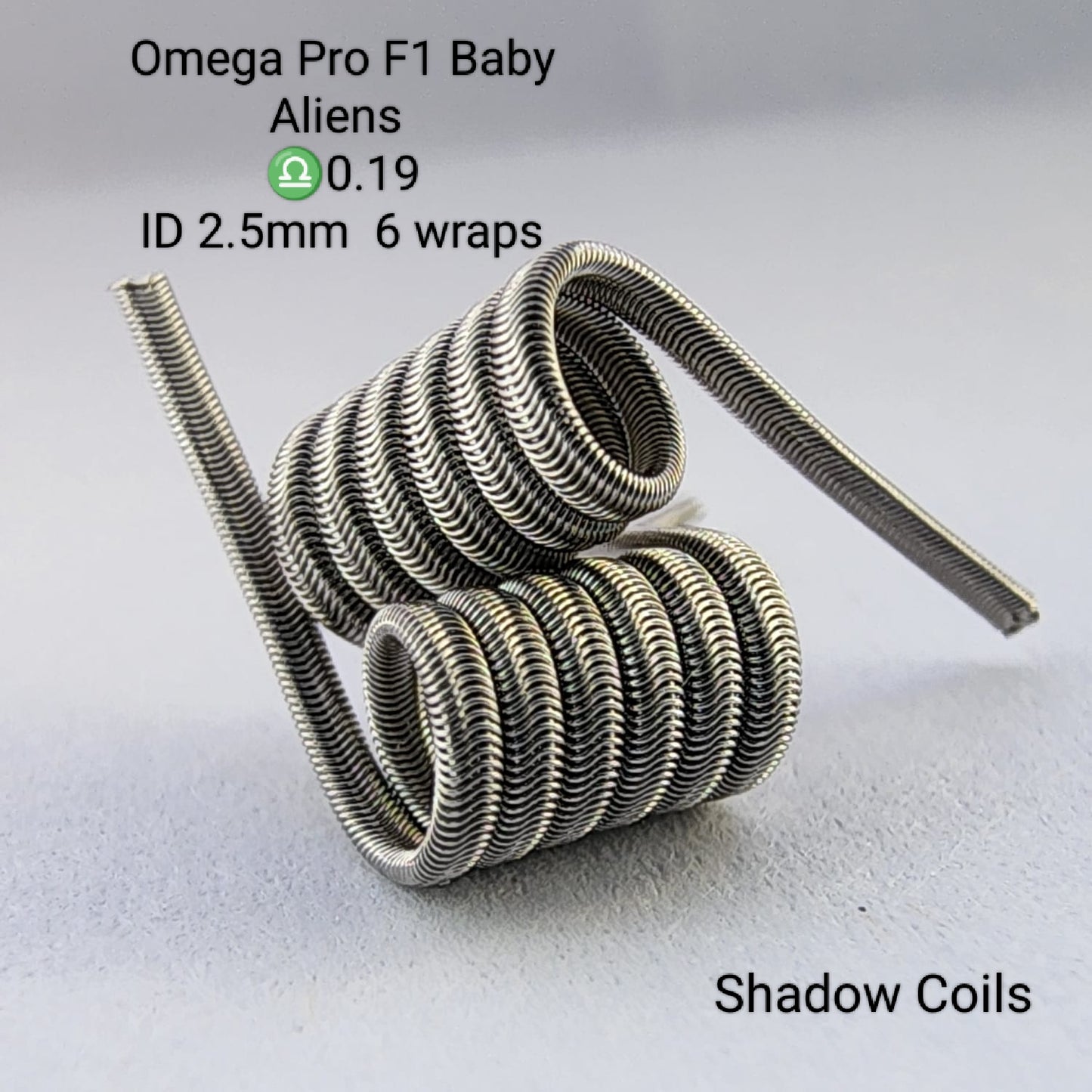 Shadow Coils Omego Pro Prebuilt Coils