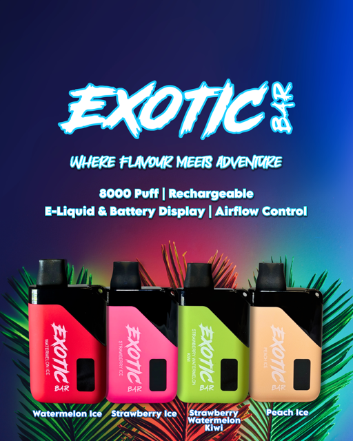 Exotic Bar 8000 Puff Disposable 4%