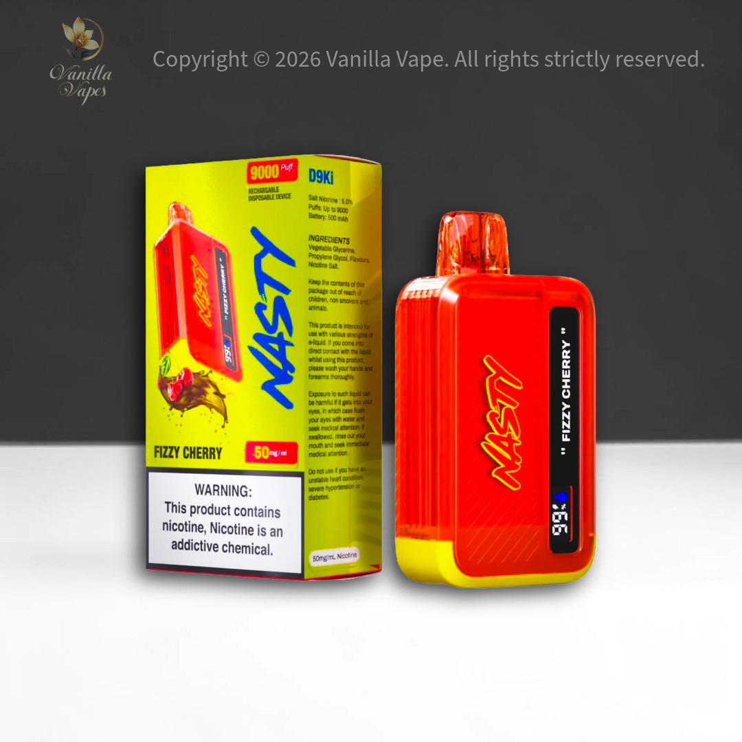 Nasty 9000 Puff Disposable Vape 5% – Vanilla Vape