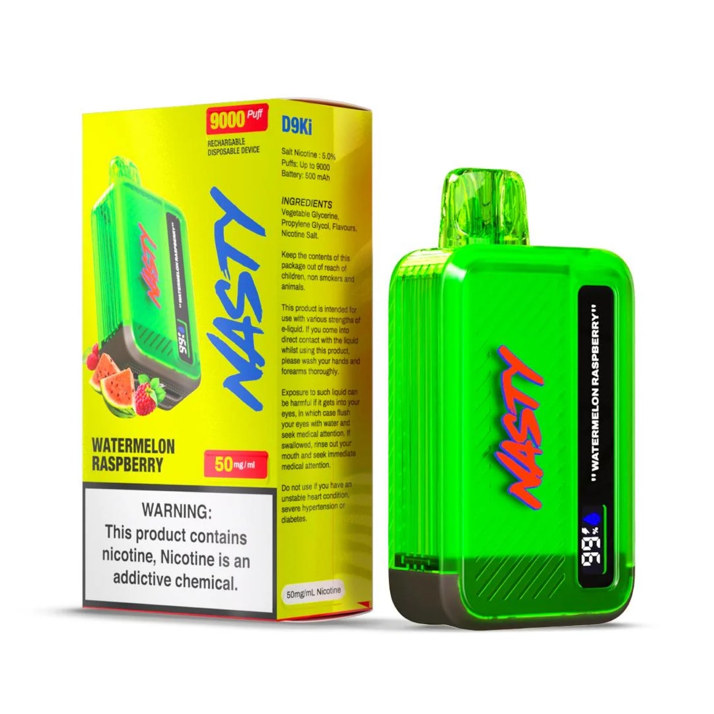 Nasty 9000 Puff Disposable Vape 5%