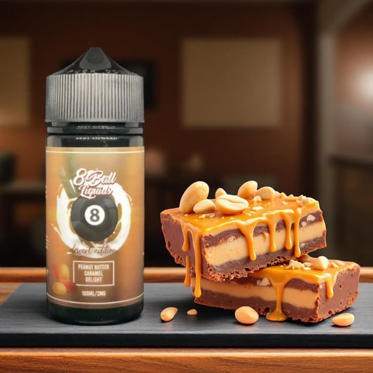8 Ball Peanut Butter Caramel Delight 100ml 3mg