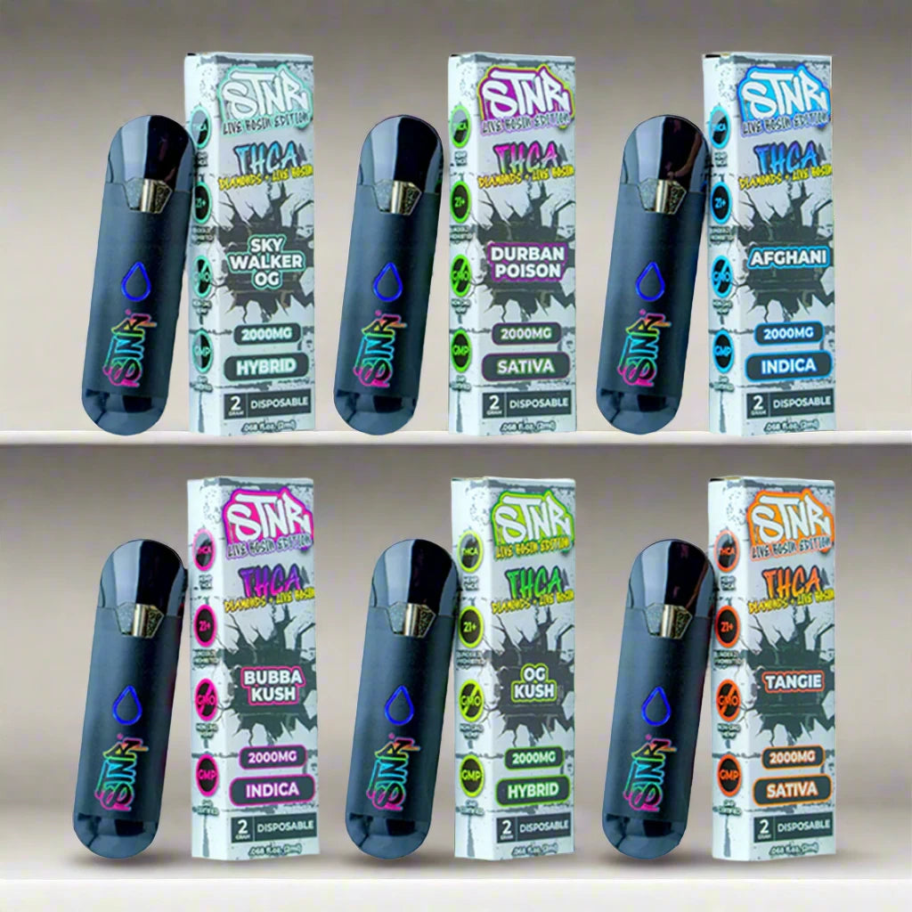STNR Creations 2G THC-A Disposable Vape(Diamond  & Live Rosin Editions)