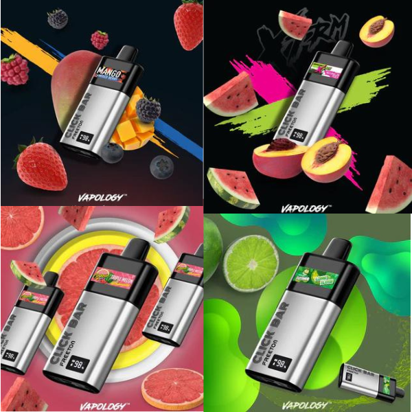 Click Bar 7000 Puff Flavour Cartridges 5% per Cartridge