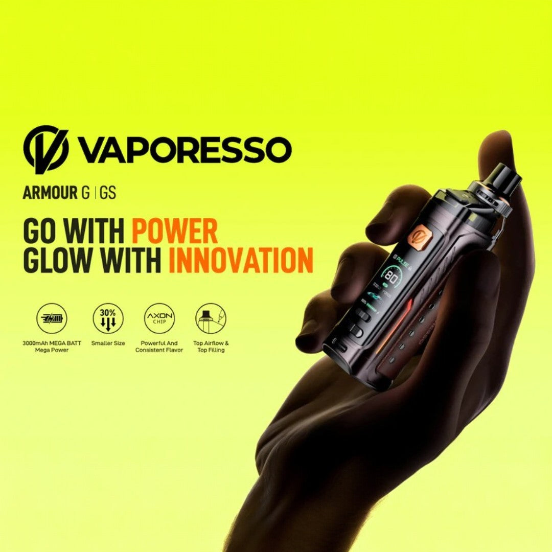 Vaporesso Armour G Vaporesso Armour G Kit Vanilla Vape VAPORESSO ARMOUR G POD KIT - Totally Vapour Vaporesso Armour G Vaporesso Armour G Kit Vanilla Vape VAPORESSO ARMOUR G POD KIT - Totally Vapour