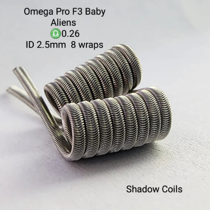 Shadow Coils Omego Pro Prebuilt Coils