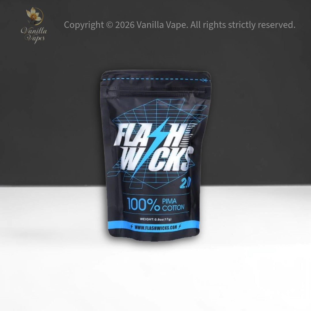 Flash Wicks Cotton  Vanilla Vape