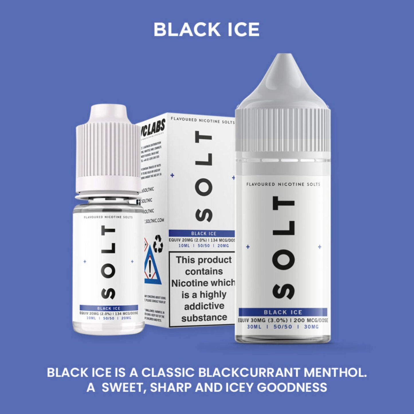 SOLT Black Ice/Pink Lemonade Nic Salts 30ml 30mg