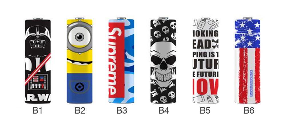 Battery Wraps 20700/21700 Assorted