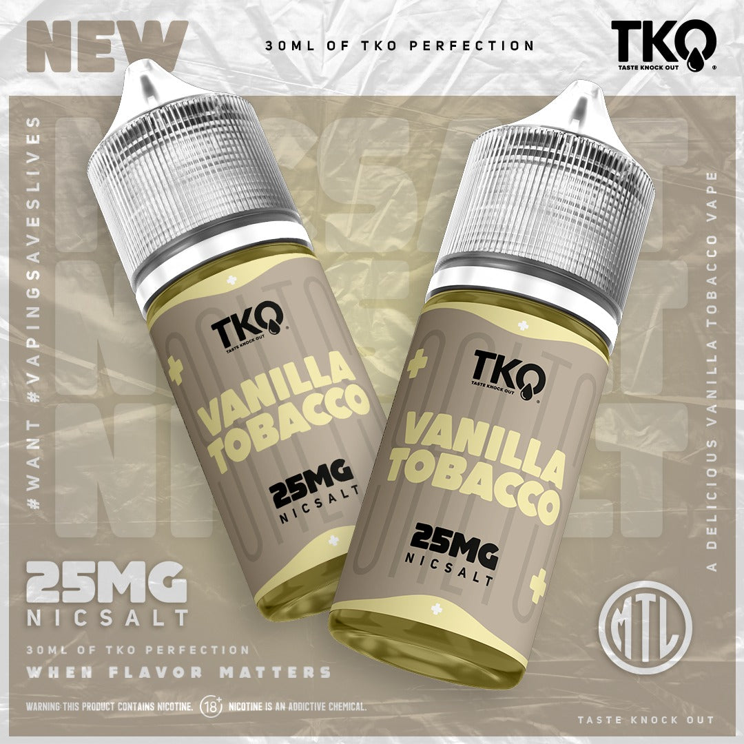 TKO Vape Co. Nic Salts 30ml