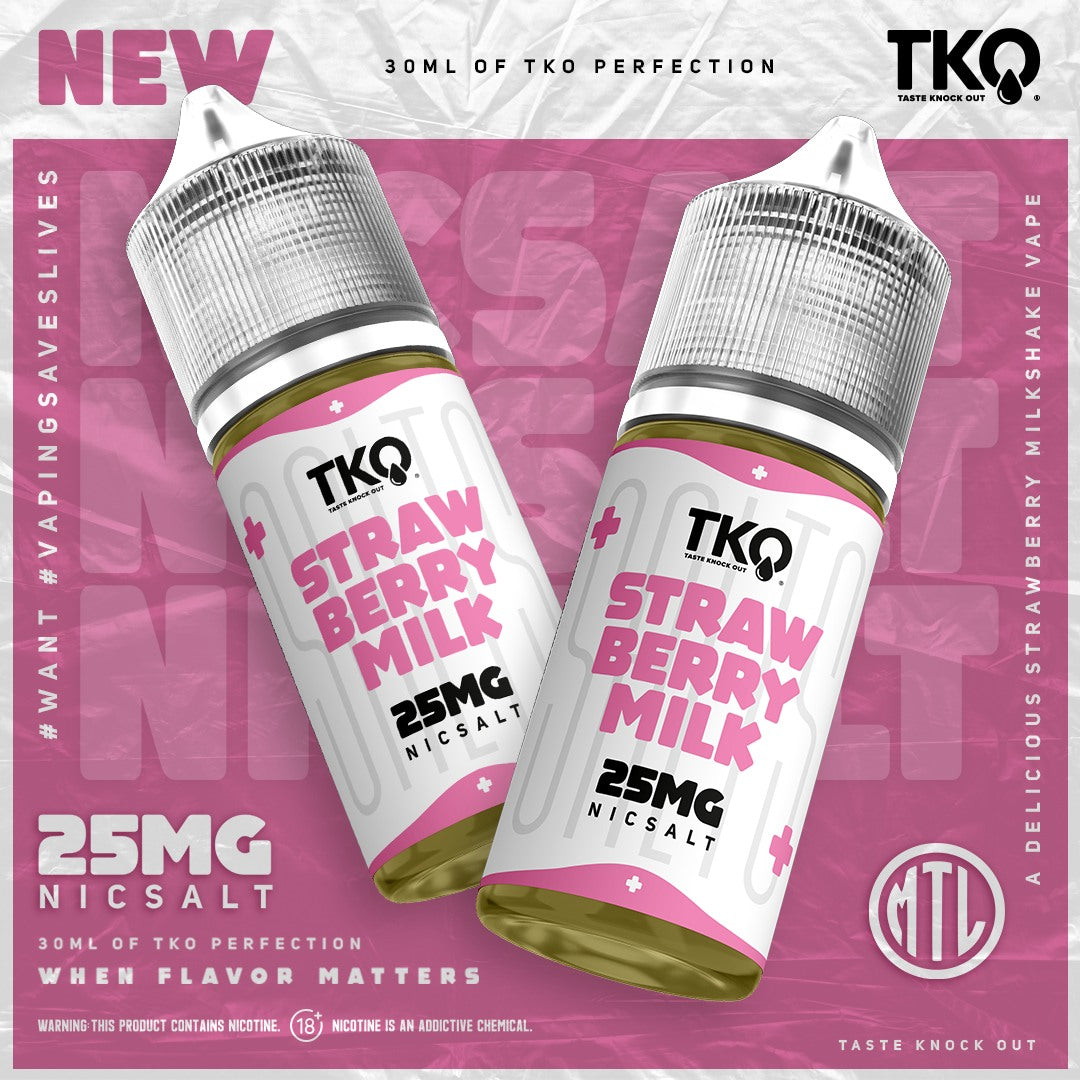 TKO Vape Co. Nic Salts 30ml