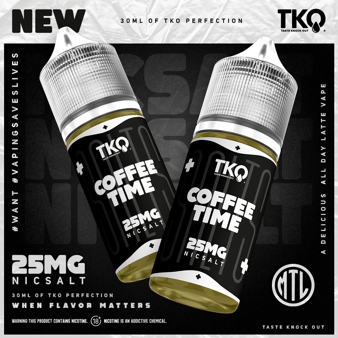 TKO Vape Co. Nic Salts 30ml