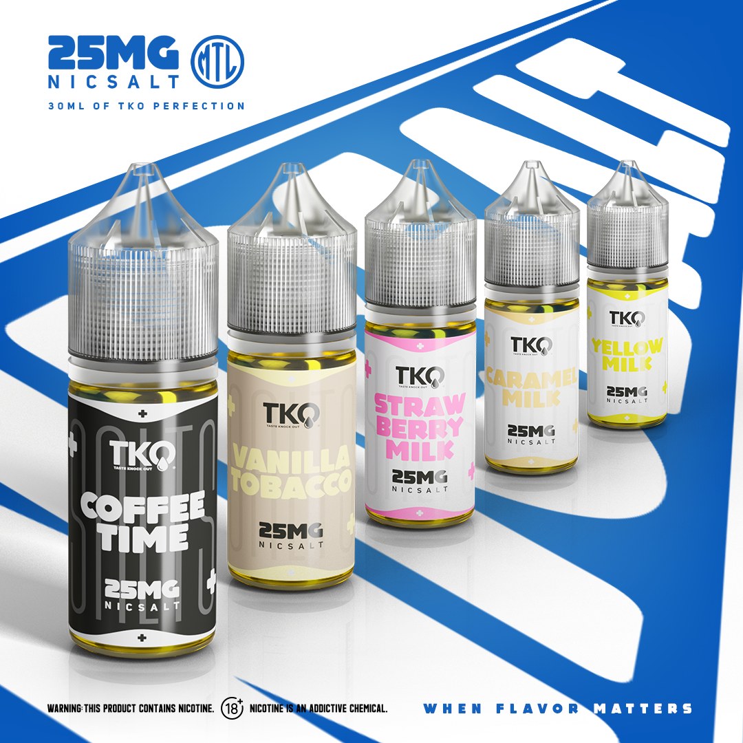 TKO Vape Co. Nic Salts 30ml
