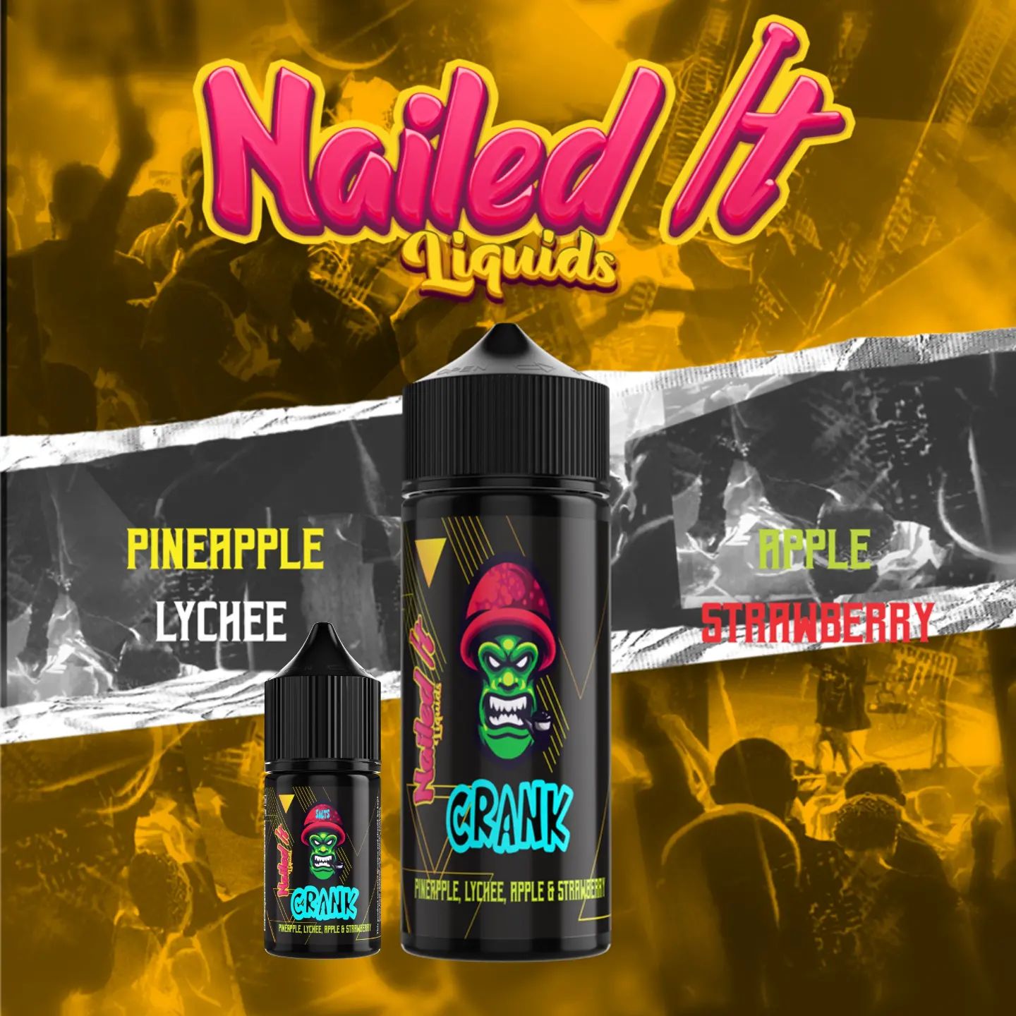 Nailed It Crank Nic Salts 30ml 30mg