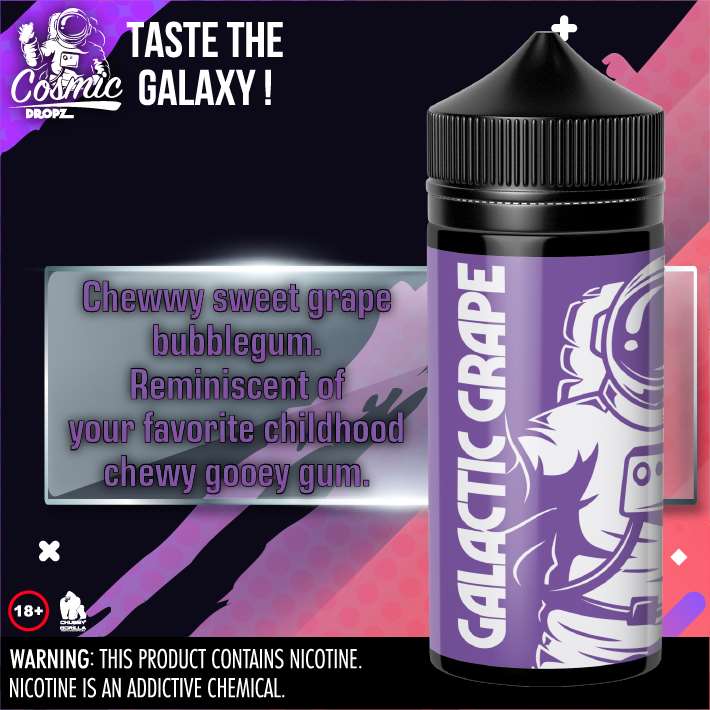Cosmic Dropz Galactic Grape 120ml 2mg