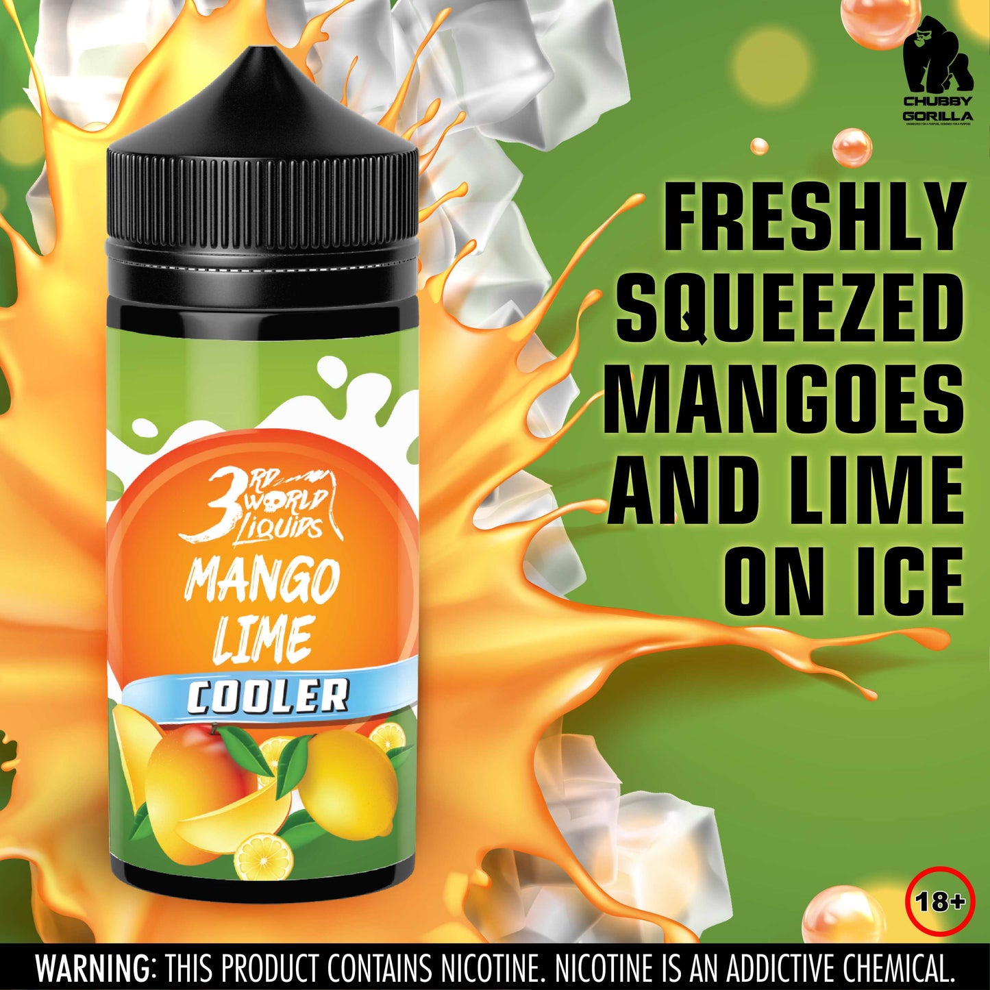 Cosmic Dropz Mango Lime Cooler 120ml 2mg