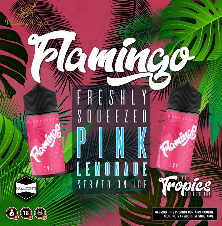 Hazeworks - Flamingo 100ml 2mg Vanilla Vape Hazeworks - Flamingo 100ml 2mg Vanilla Vape