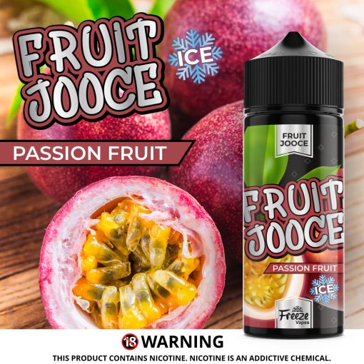 Freeze Vape Fruit Jooce Passion Fruit 120ml 3mg