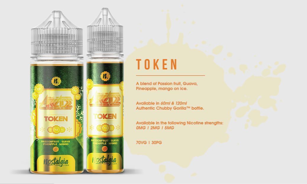 Nostalgia Eliquids Token 120ml 2mg