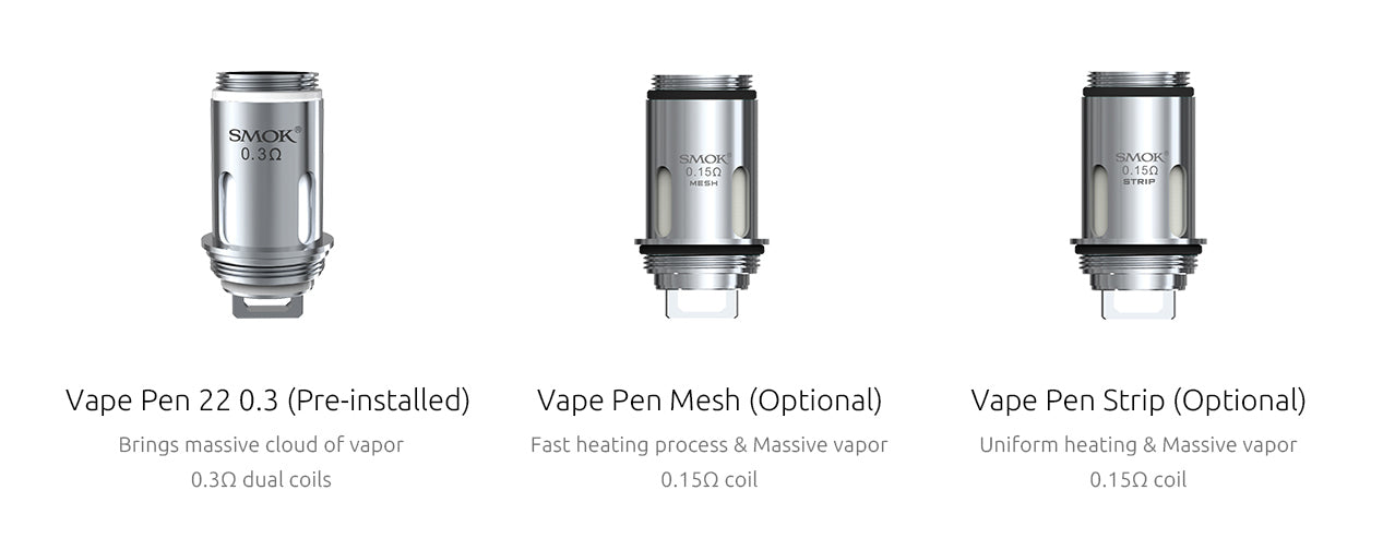 Smok Pen 22 Mesh Coil per Coil