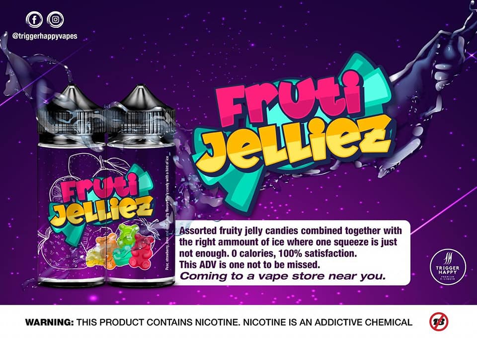 Trigger Happy Fruit Jelliez 120ml 2mg