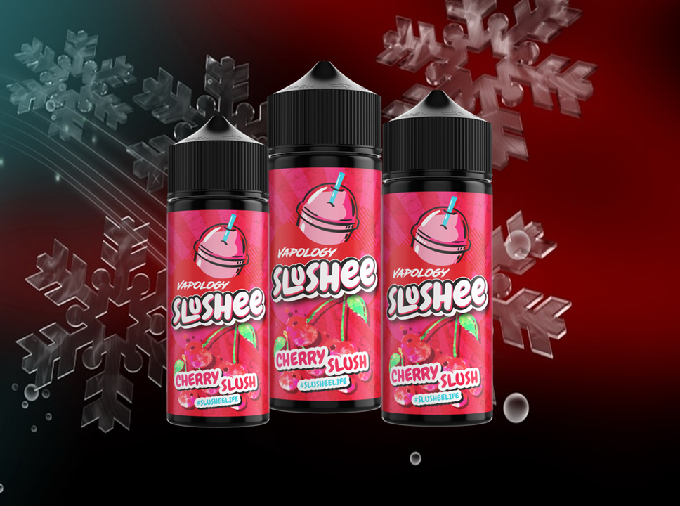 Vapology Slushee Range Cherry Slushee 120ml 2mg Vanilla Vape 5680