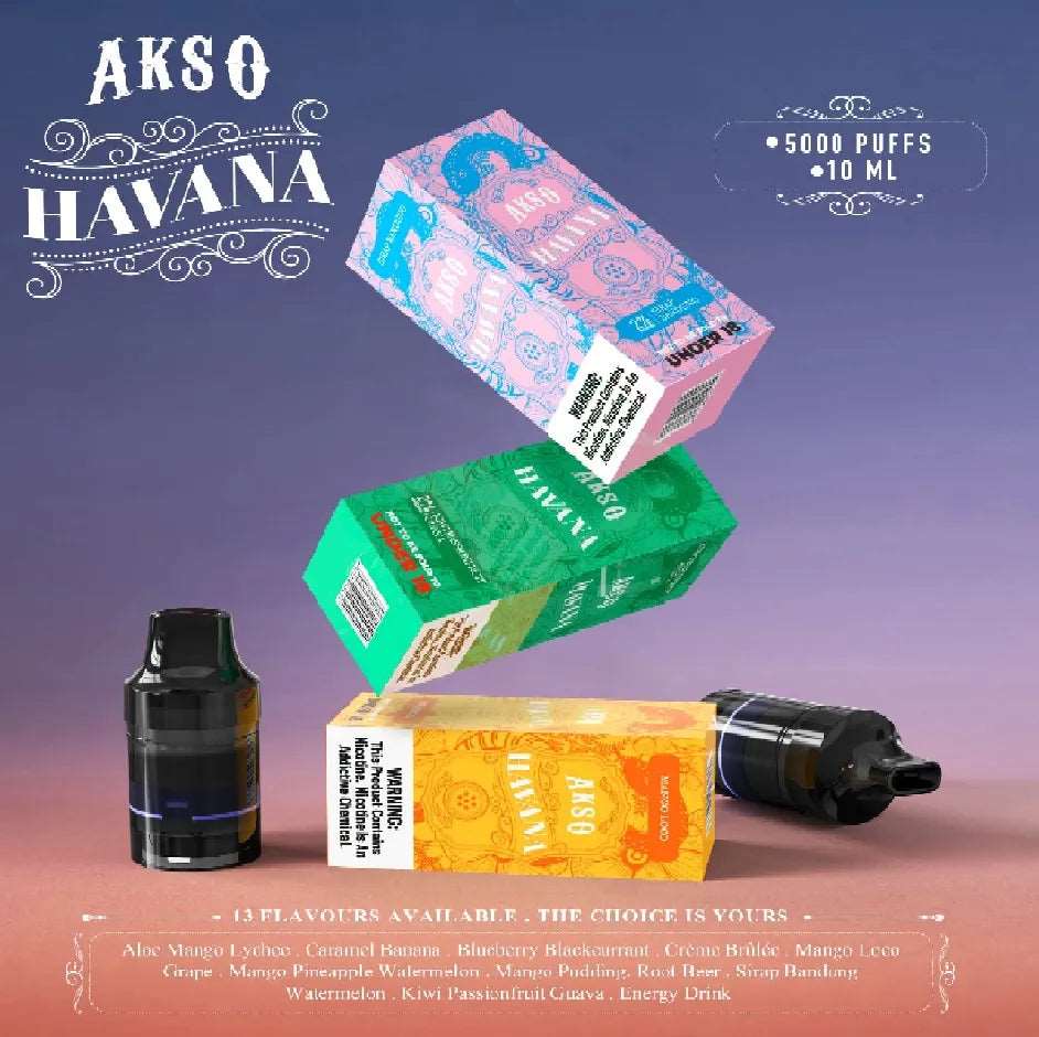 Akso Havana Disposable Pods per Pod