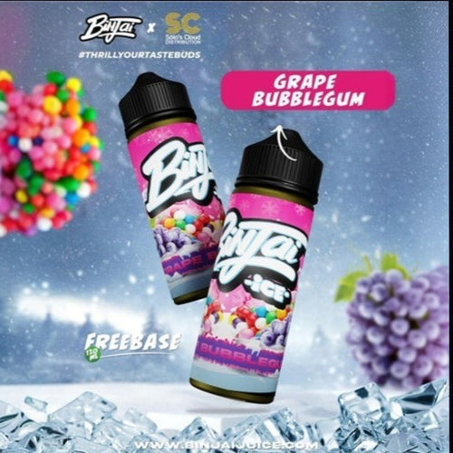 Binjai Grape Bubblegum Ice 120ml 3mg