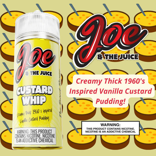 Joe & The Juice Custard Whip  120ml 3mg