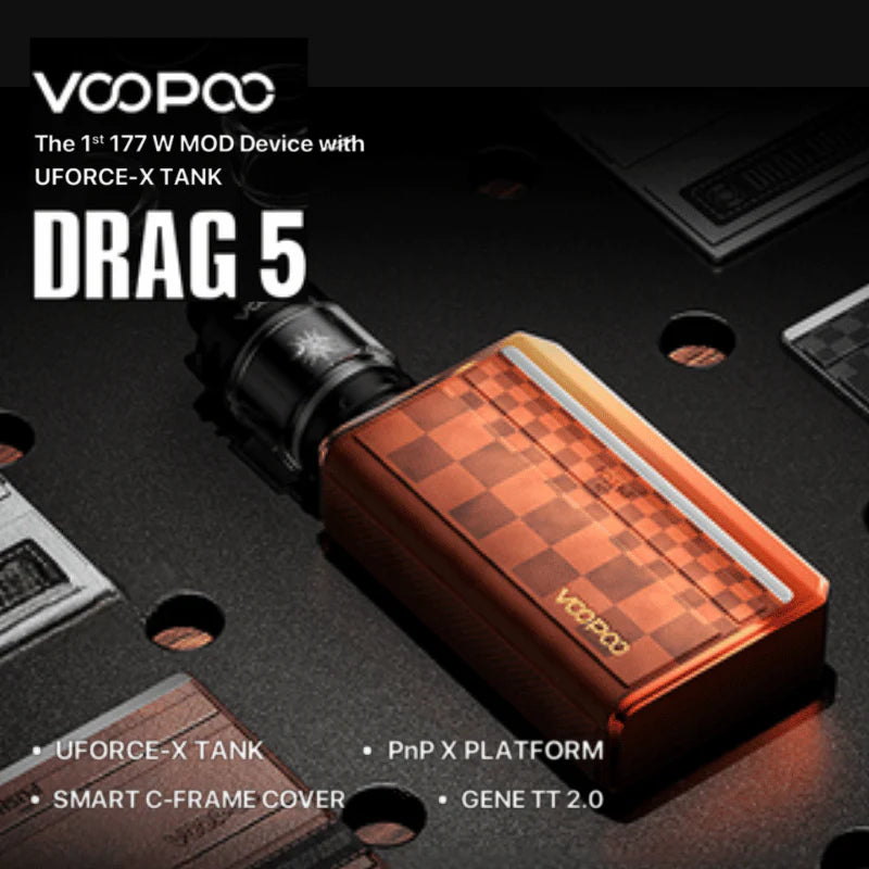 Voopoo Drag 5 Kit 177W – Vanilla Vape