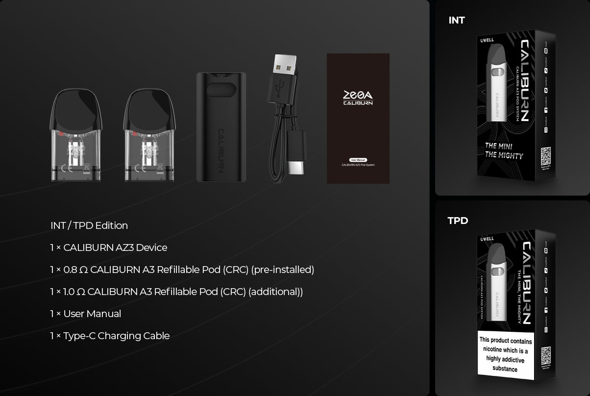 Uwell Caliburn AZ3 Pod Kit