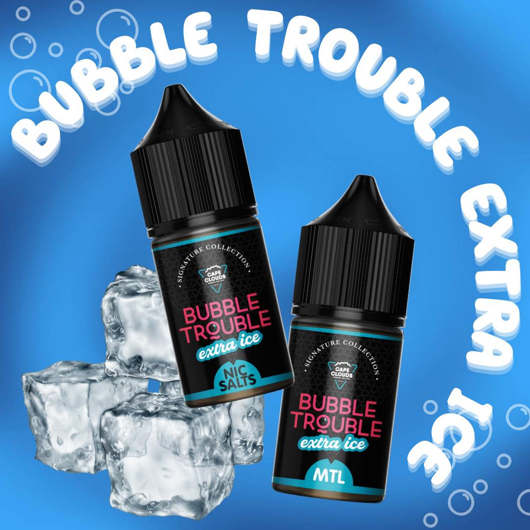 Cape Clouds Bubble Trouble Extra Ice Nic Salts 25mg 30ml
