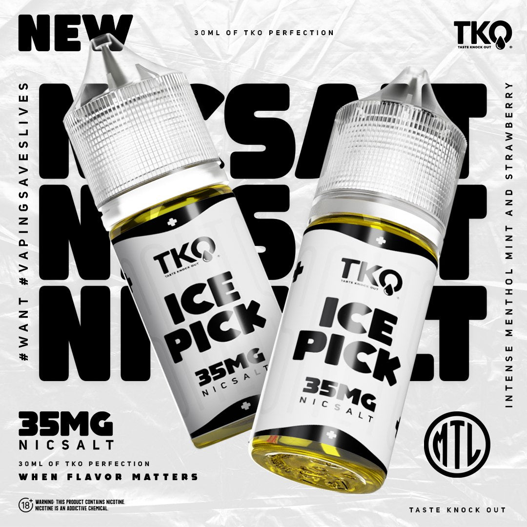 TKO Vape Co. Nic Salts 30ml